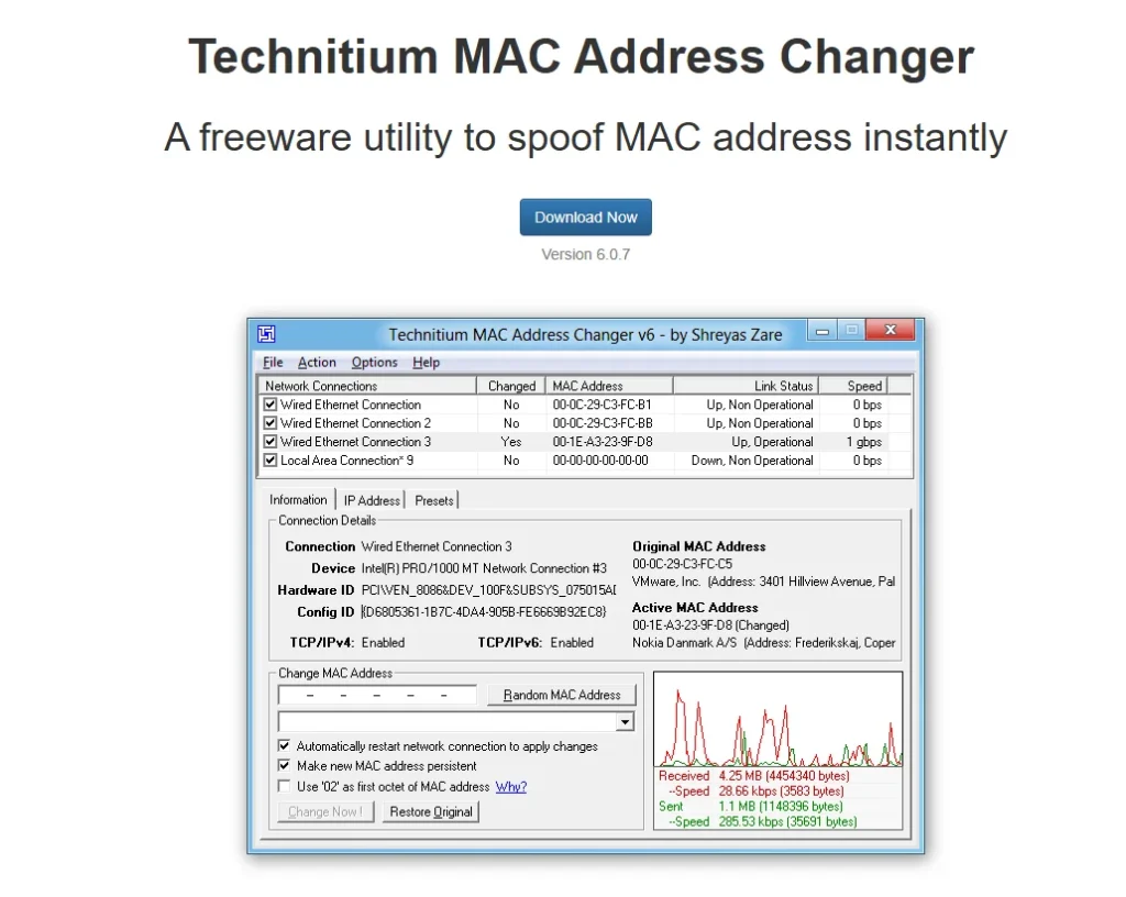 Technitium-MAC-Address-Changer