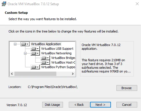 Oracle-VM-VirtualBox-Custom-Setup