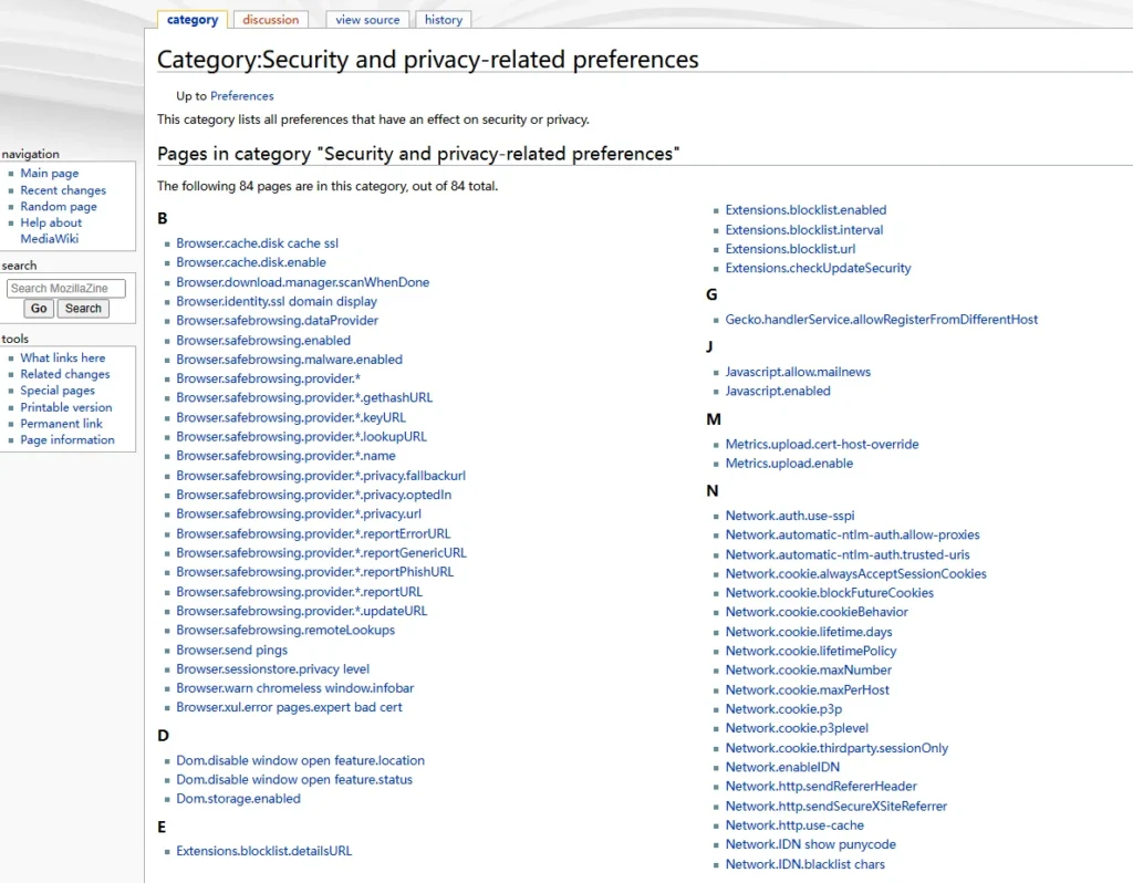 Security-and-Privacy-Related-Preferences