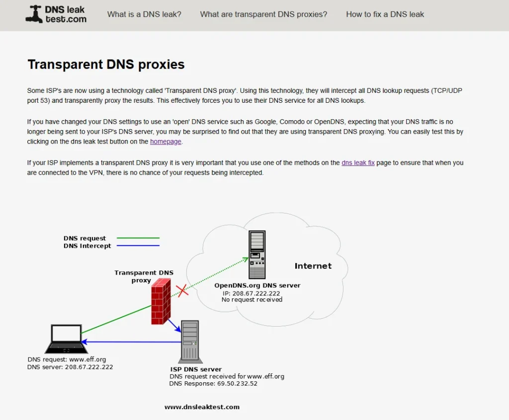 Transparent-DNS-Proxies