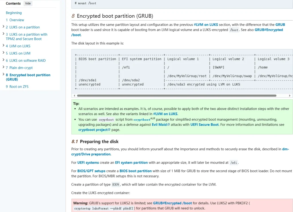 Encrypted-Boot-Partition-GRUB